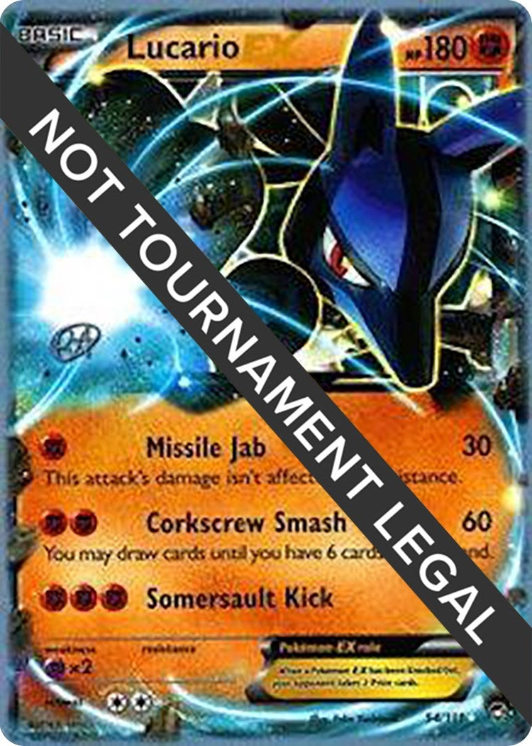 Image for Lucario EX - 2015 (Rowan Stavenow) (54/111) (WCD) - Pokemon
