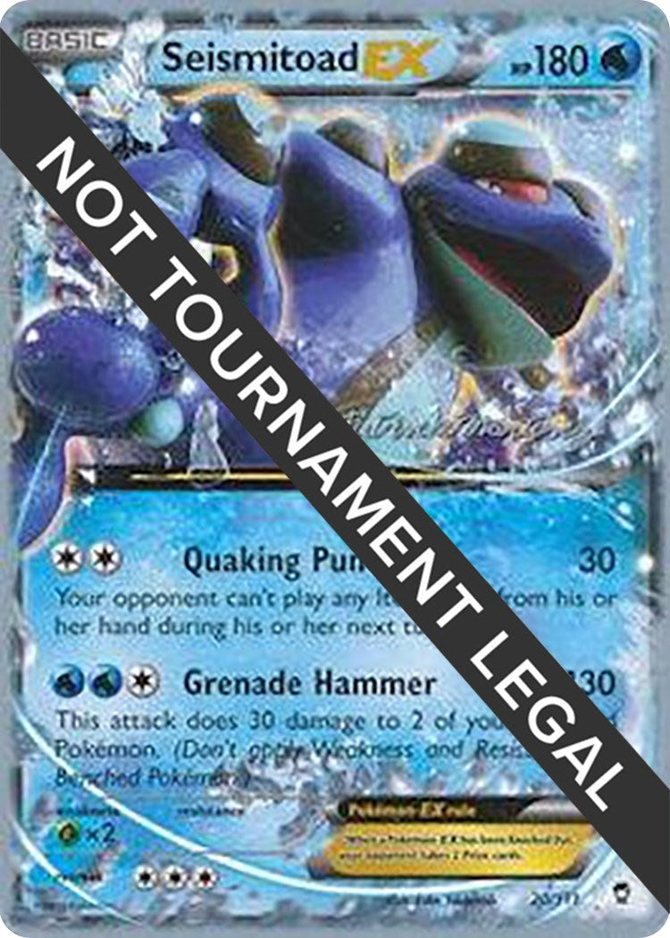 Image for Seismitoad EX - 2015 (Patrick Martinez) (20/111) (WCD) - Pokemon