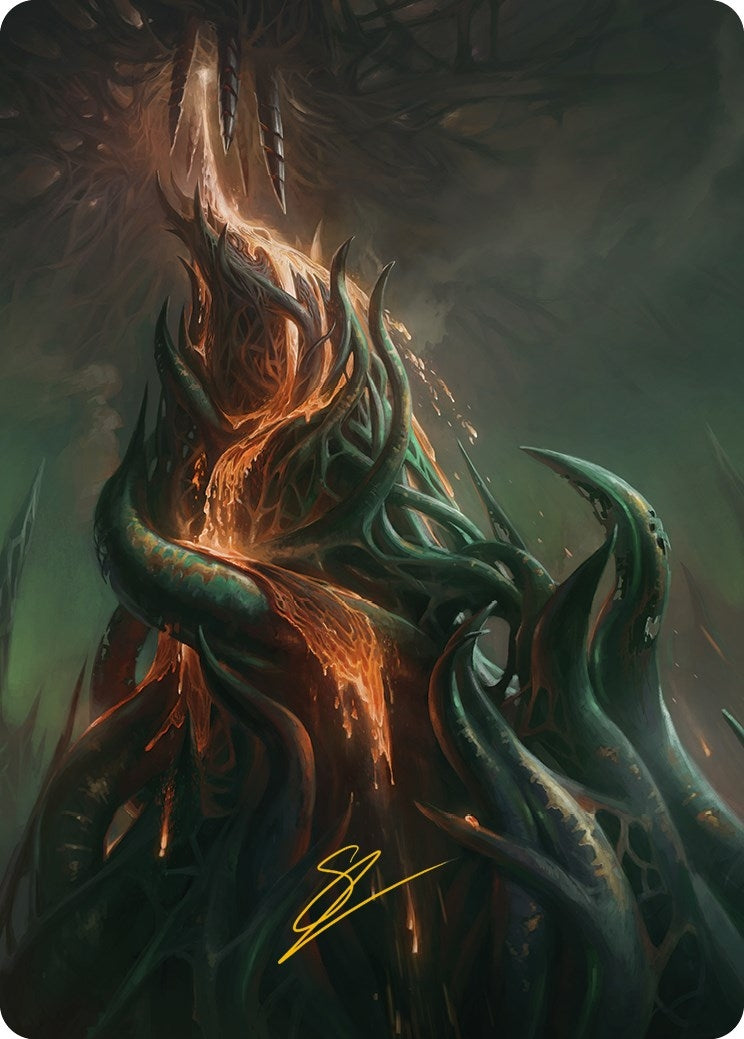 Image for Copperline Gorge Art Card (Gold-Stamped Signature) (57) (ASONE) - Magic: The Gathering