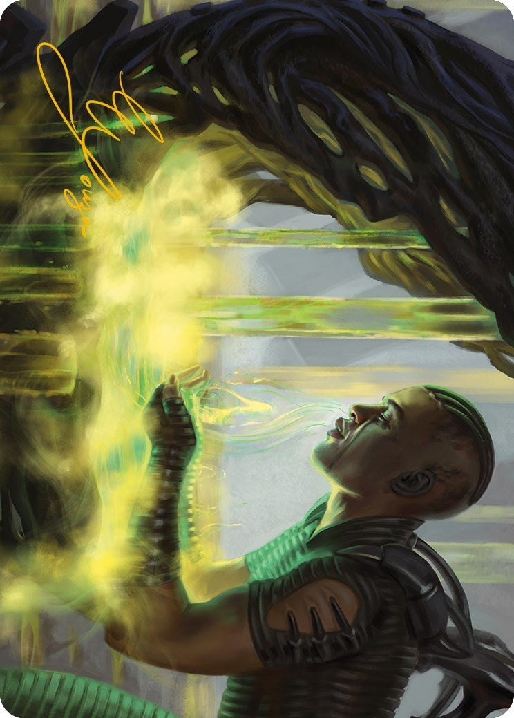 Image for Necrogen Communion Art Card (Gold-Stamped Signature) (21) (ASONE) - Magic: The Gathering