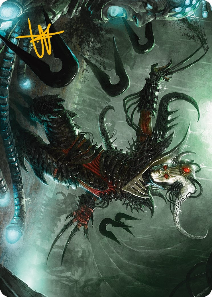 Image for Vraan, Executioner Thane Art Card (Gold-Stamped Signature) (24) (ASONE) - Magic: The Gathering