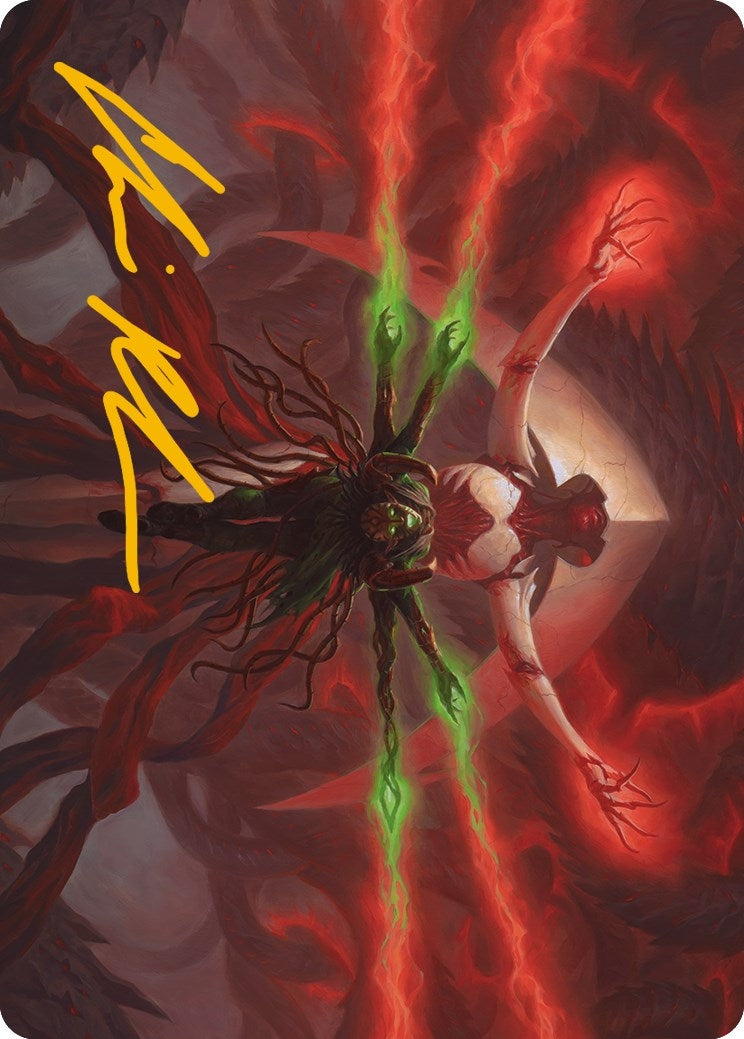 Image for All Will Be One Art Card (Gold-Stamped Signature) (25) (ASONE) - Magic: The Gathering