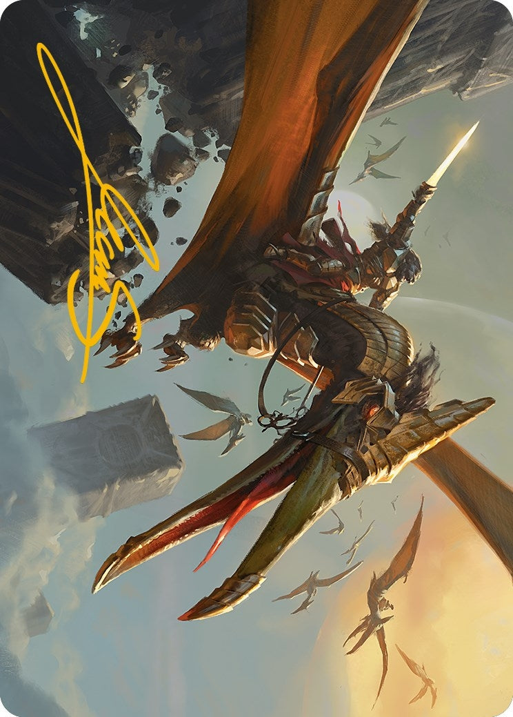 Image for Skyhunter Strike Force Art Card (Gold-Stamped Signature) (9) - Magic: The Gathering