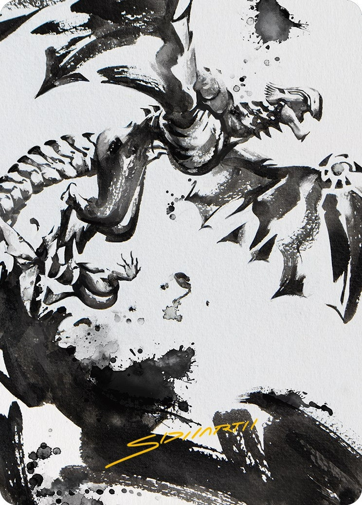 Image for Quicksilver Fisher Art Card (Gold-Stamped Signature) (68) - Magic: The Gathering