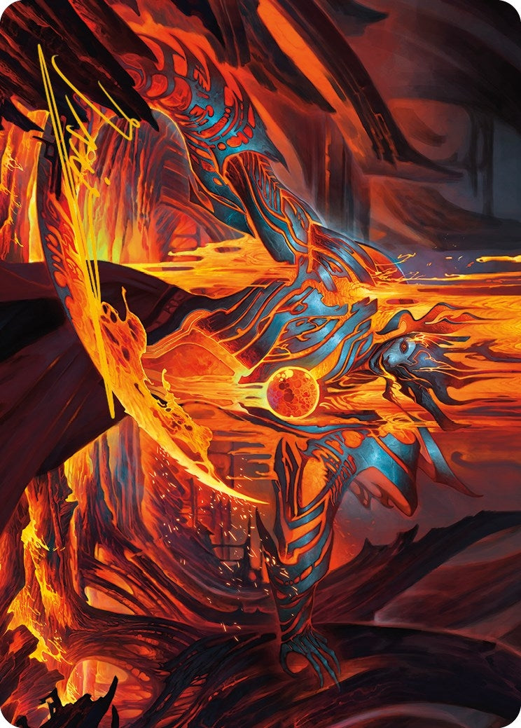 Image for Free From Flesh Art Card (Gold-Stamped Signature) (27) (ASONE) - Magic: The Gathering