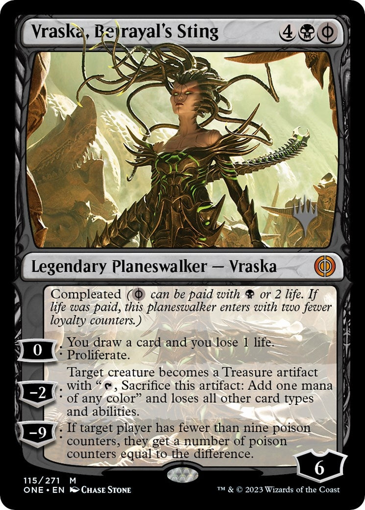 Image for Vraska, Betrayal's Sting (115) (PPONE) - Magic: The Gathering