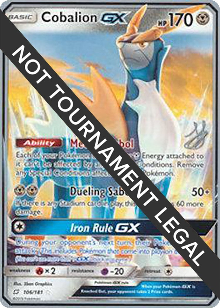 Image for Cobalion GX - 2019 (Henry Brand) (106/181) (WCD) - Pokemon