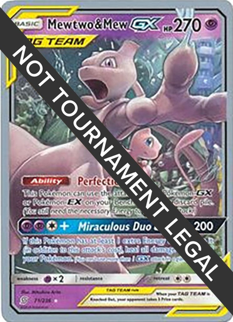 Image for Mewtwo & Mew GX - 2019 (Henry Brand) (71/236) (WCD) - Pokemon