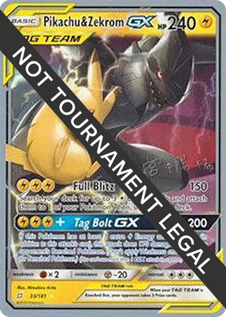 Image for Pikachu & Zekrom GX - 2019 (Haruki Miyamoto) (33/181) (WCD) - Pokemon