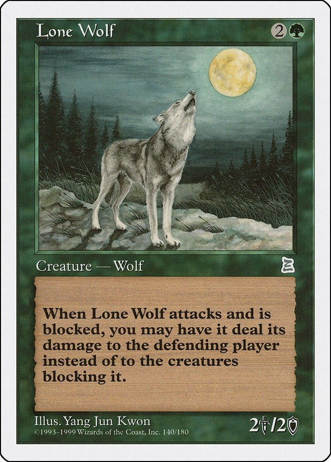 Image for Lone Wolf (140) - Magic: The Gathering
