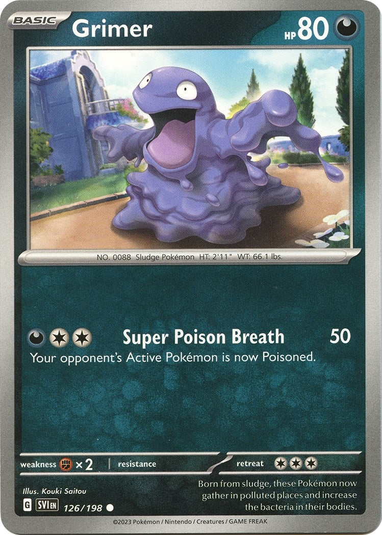 Image for Grimer (126/198) (SVI) - Pokemon