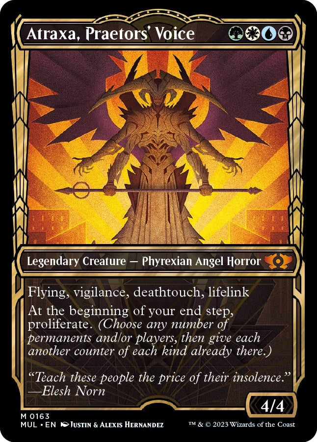 Image for Atraxa, Praetors' Voice (Halo Foil) (163) - Magic: The Gathering