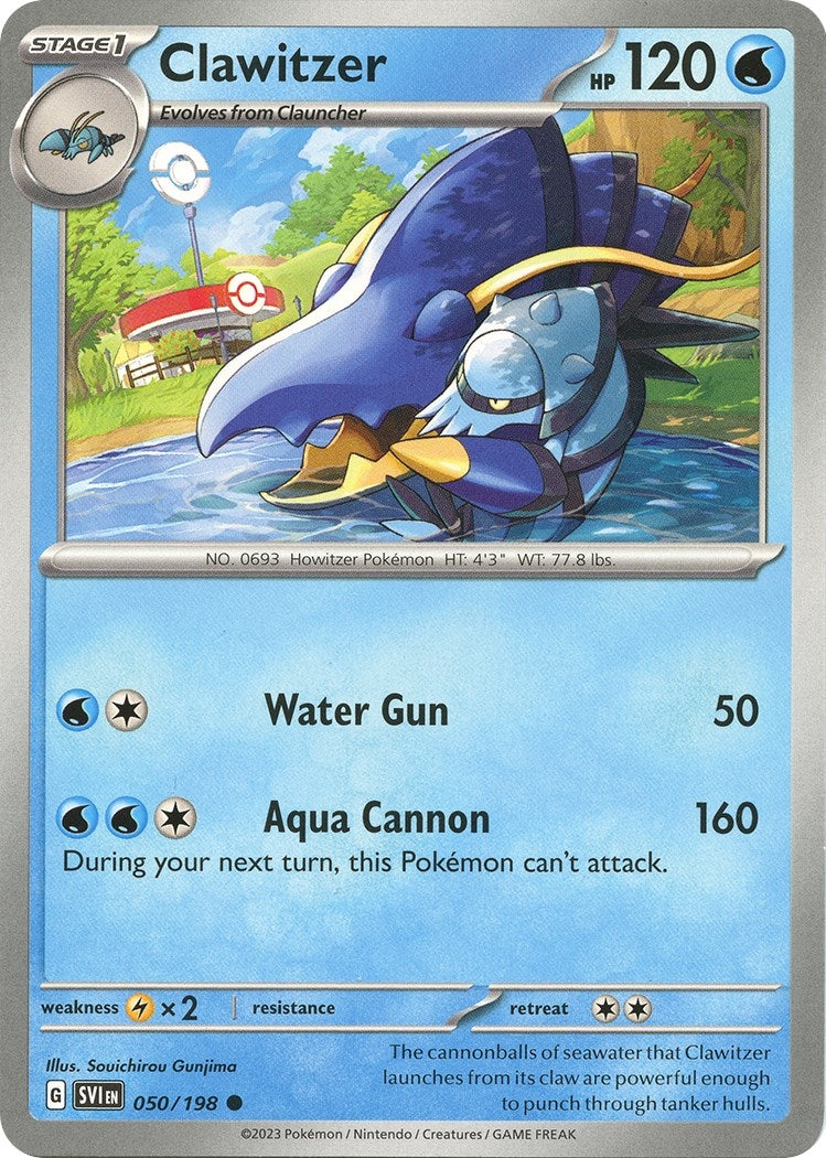 Image for Clawitzer (050/198) (SVI) - Pokemon