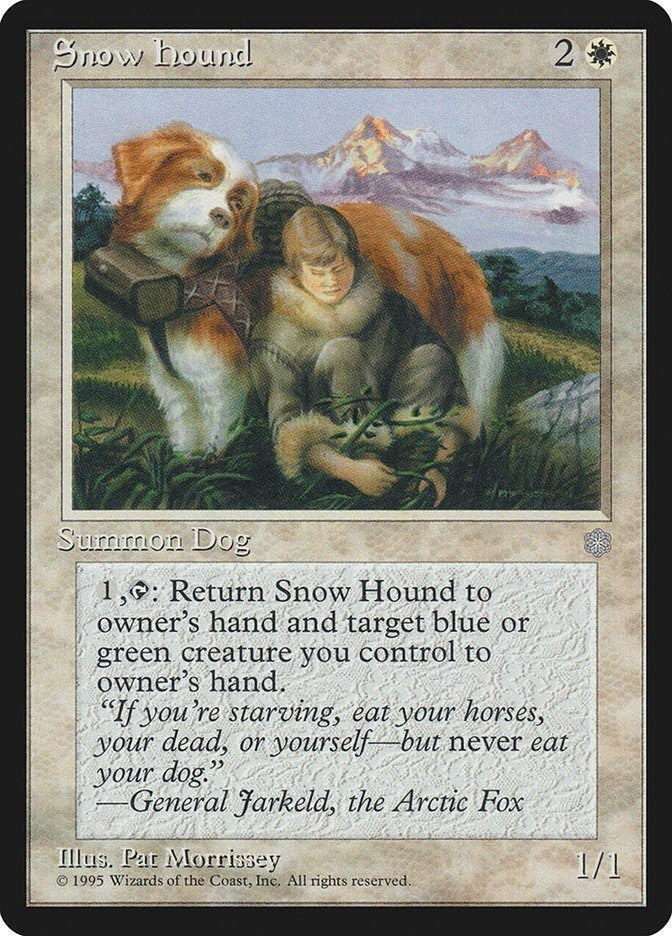 Image for Snow Hound - Magic: The Gathering