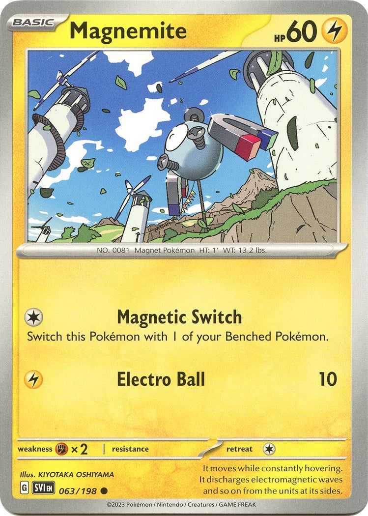Image for Magnemite (063/198) (SVI) - Pokemon