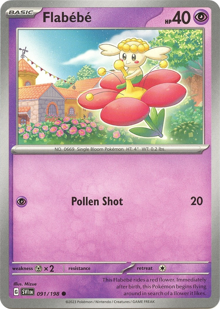Image for Flabebe (091/198) (SVI) - Pokemon