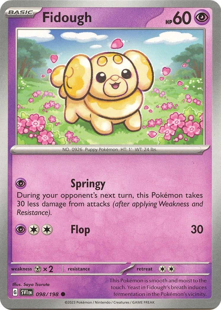 Image for Fidough (098/198) (SVI) - Pokemon