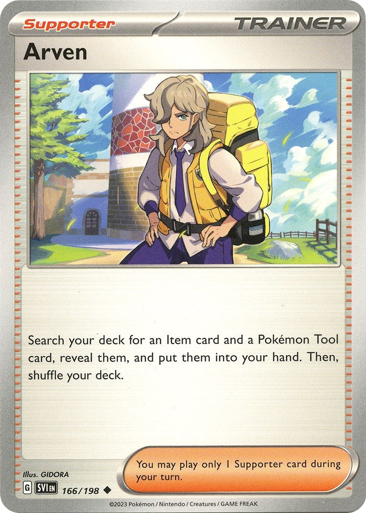 Image for Arven (166/198) (SVI) - Pokemon