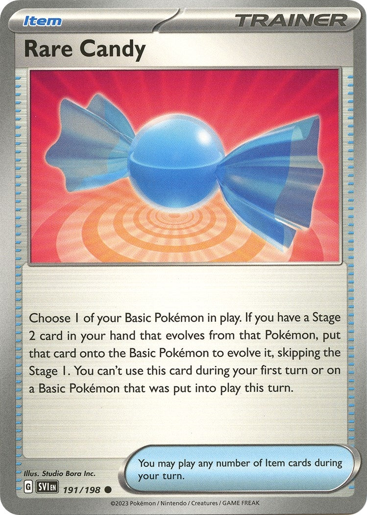 Image for Rare Candy (191/198) (SVI) - Pokemon