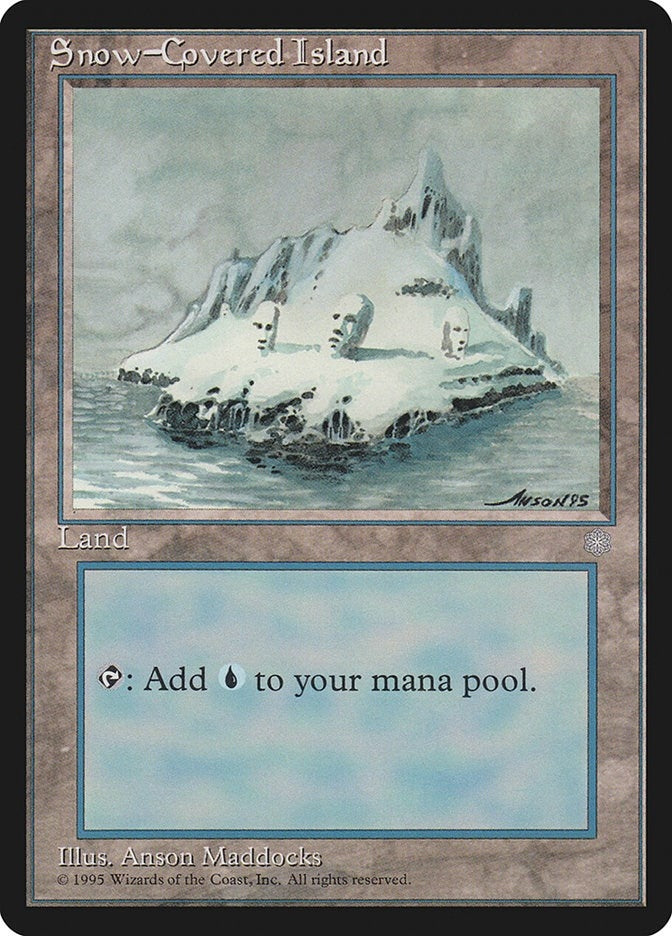 Image for Snow-Covered Island (348) - Magic: The Gathering