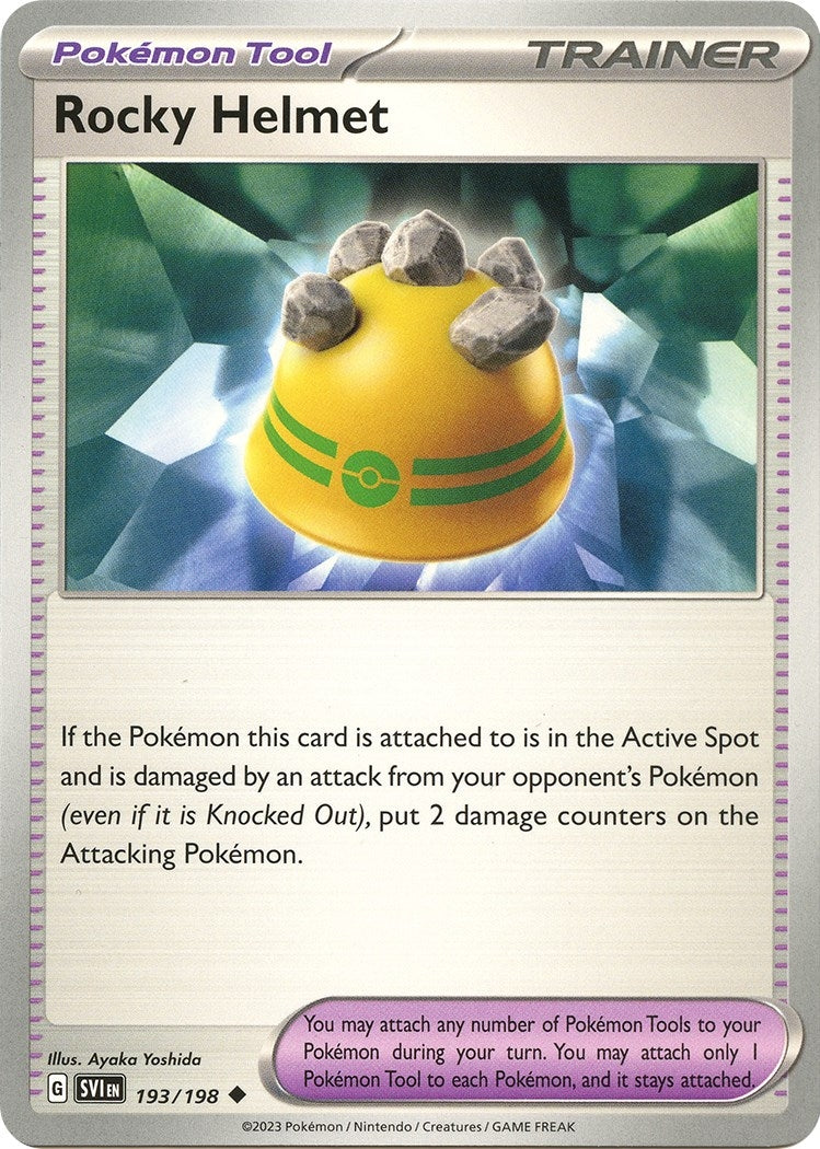 Image for Rocky Helmet (193/198) (SVI) - Pokemon