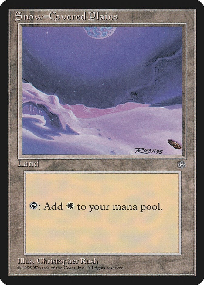 Image for Snow-Covered Plains (350) - Magic: The Gathering