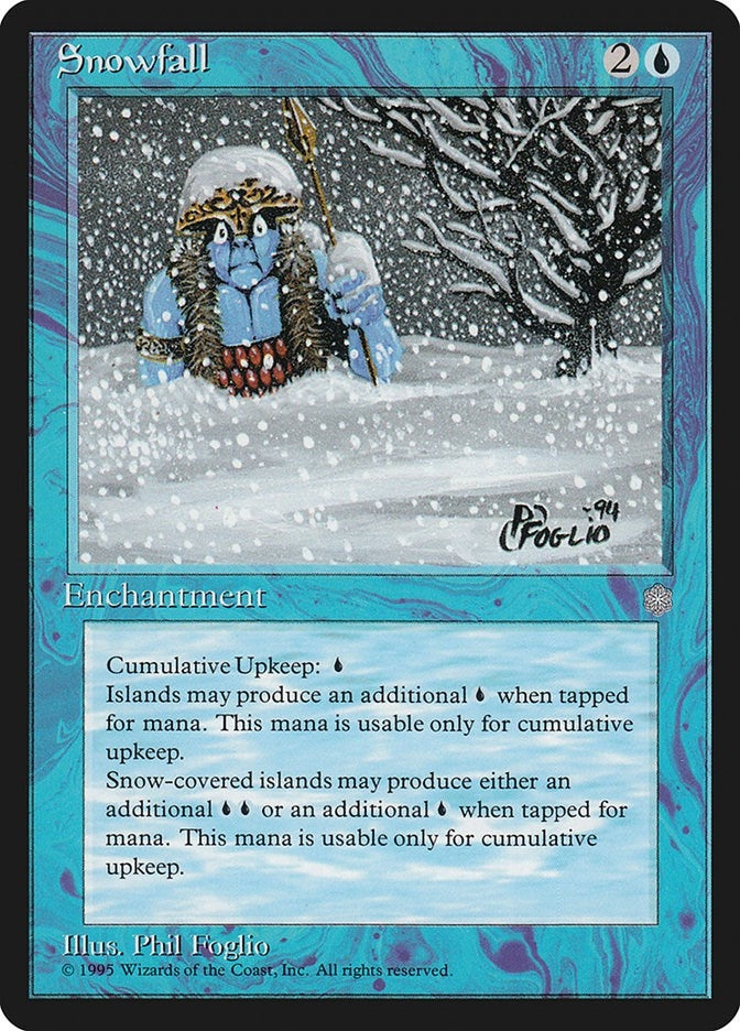 Image for Snowfall - Magic: The Gathering