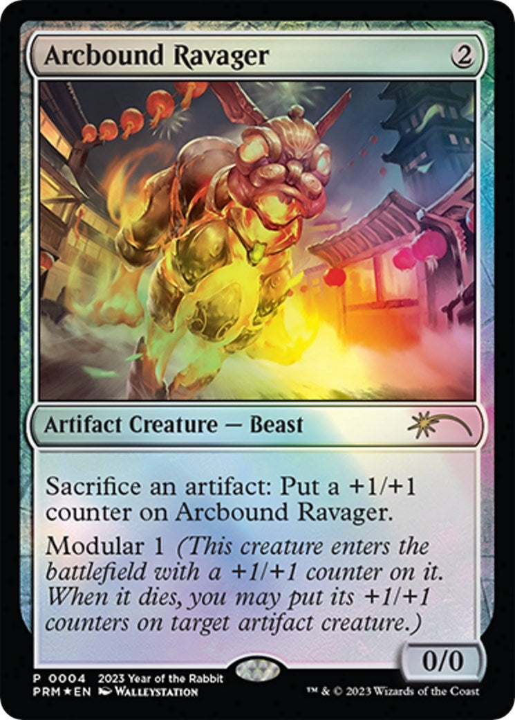 Image for Arcbound Ravager (Year of the Rabbit 2023) (4) (UMP) - Magic: The Gathering
