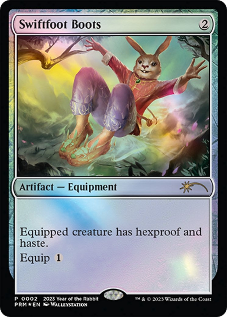 Image for Swiftfoot Boots (Year of the Rabbit 2023) (2) - Magic: The Gathering