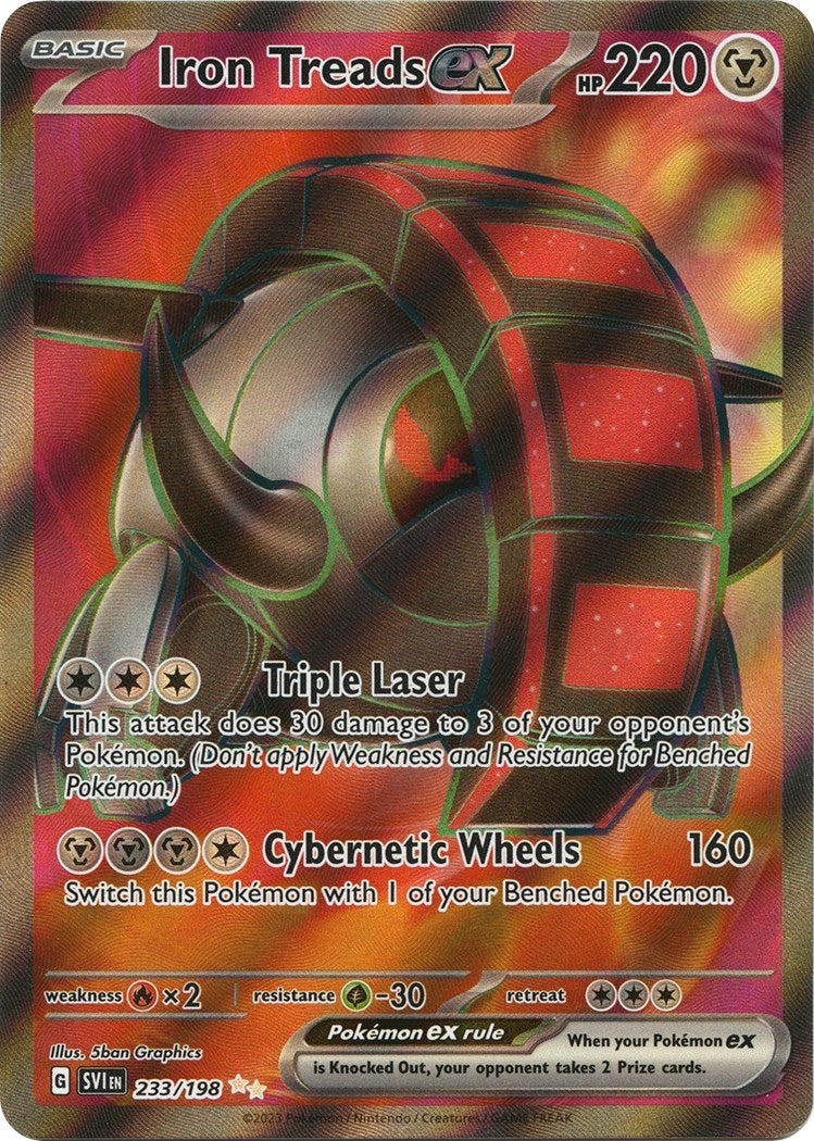 Image for Iron Treads ex (233/198) (SVI) - Pokemon
