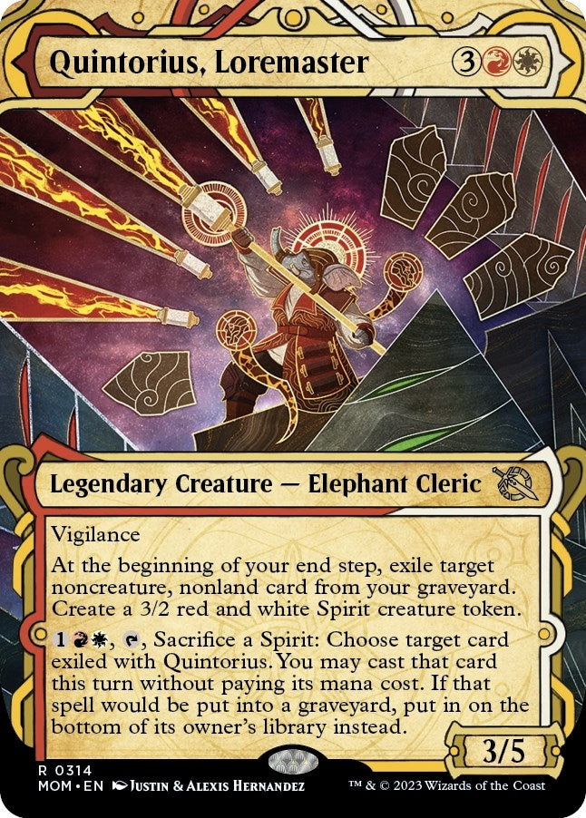 Image for Quintorius, Loremaster (Showcase) (314) - Magic: The Gathering