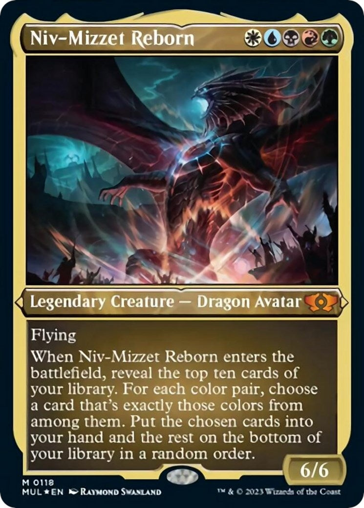 Image for Niv-Mizzet Reborn (Foil Etched) (118) - Magic: The Gathering