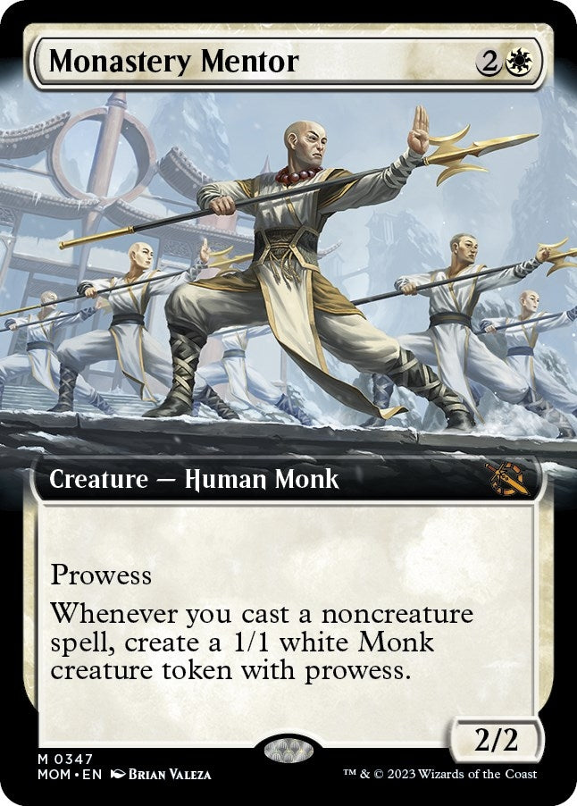Image for Monastery Mentor (Extended Art) (347) - Magic: The Gathering