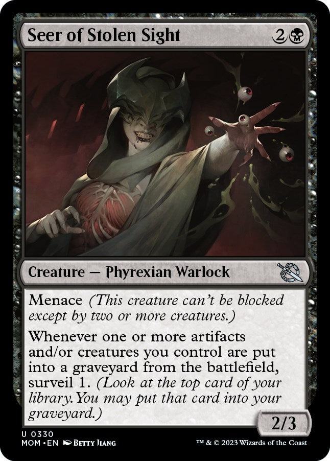 Image for Seer of Stolen Sight (330) - Magic: The Gathering