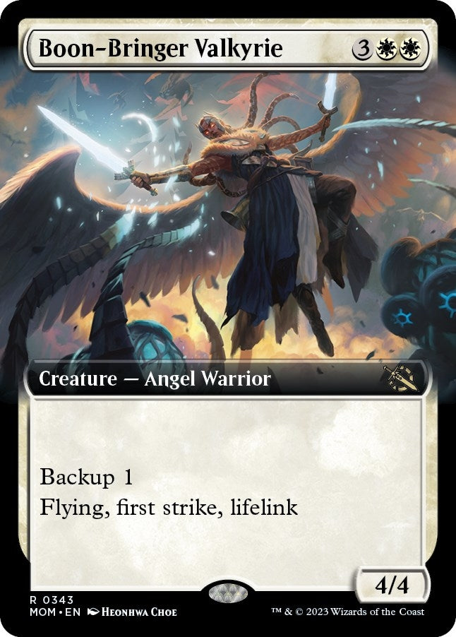 Image for Boon-Bringer Valkyrie (Extended Art) (343) - Magic: The Gathering