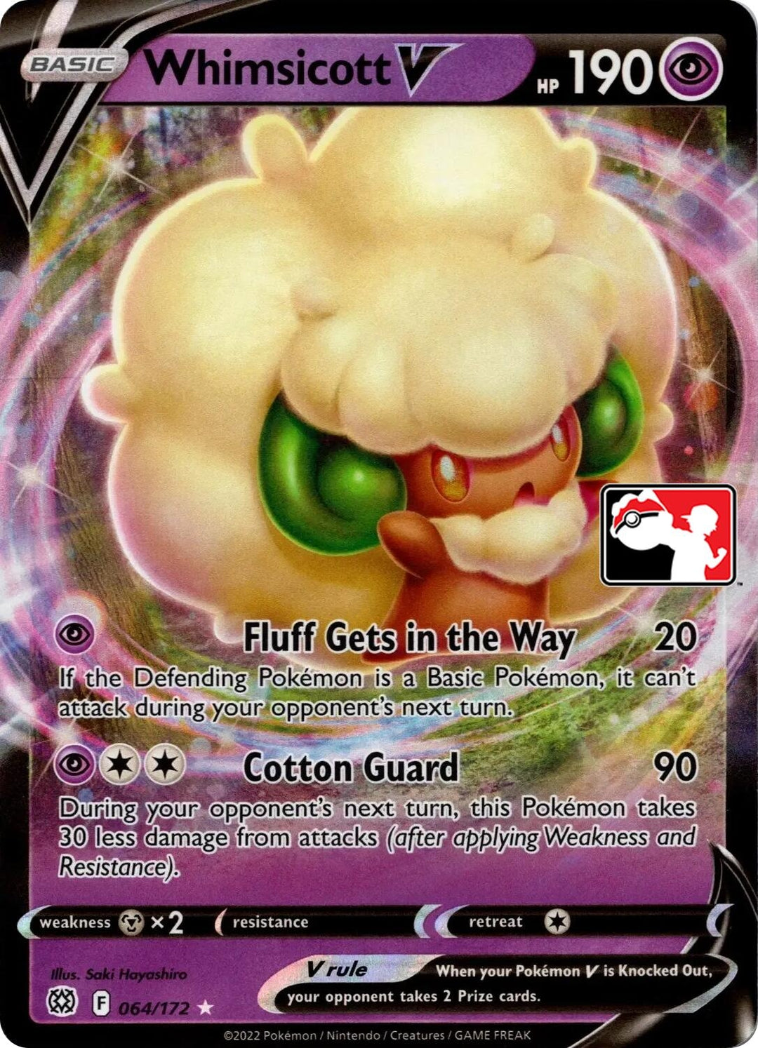 Image for Whimsicott V (064/172) - Pokemon