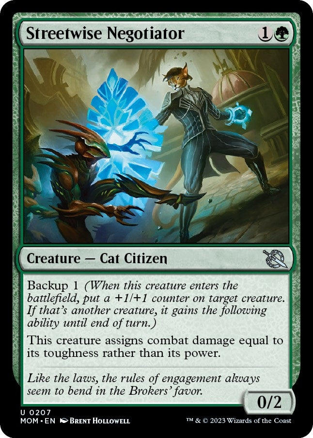 Image for Streetwise Negotiator (207) (MOM) - Magic: The Gathering
