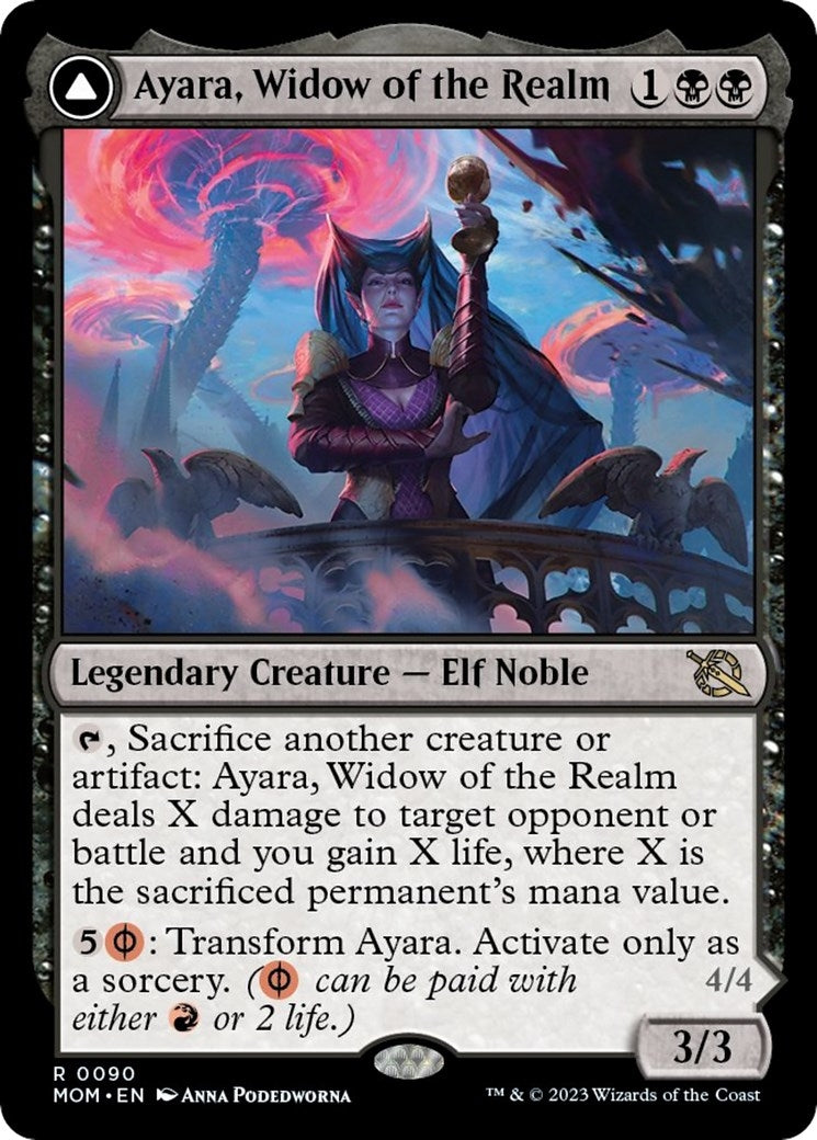 Image for Ayara, Widow of the Realm (90) - Magic: The Gathering