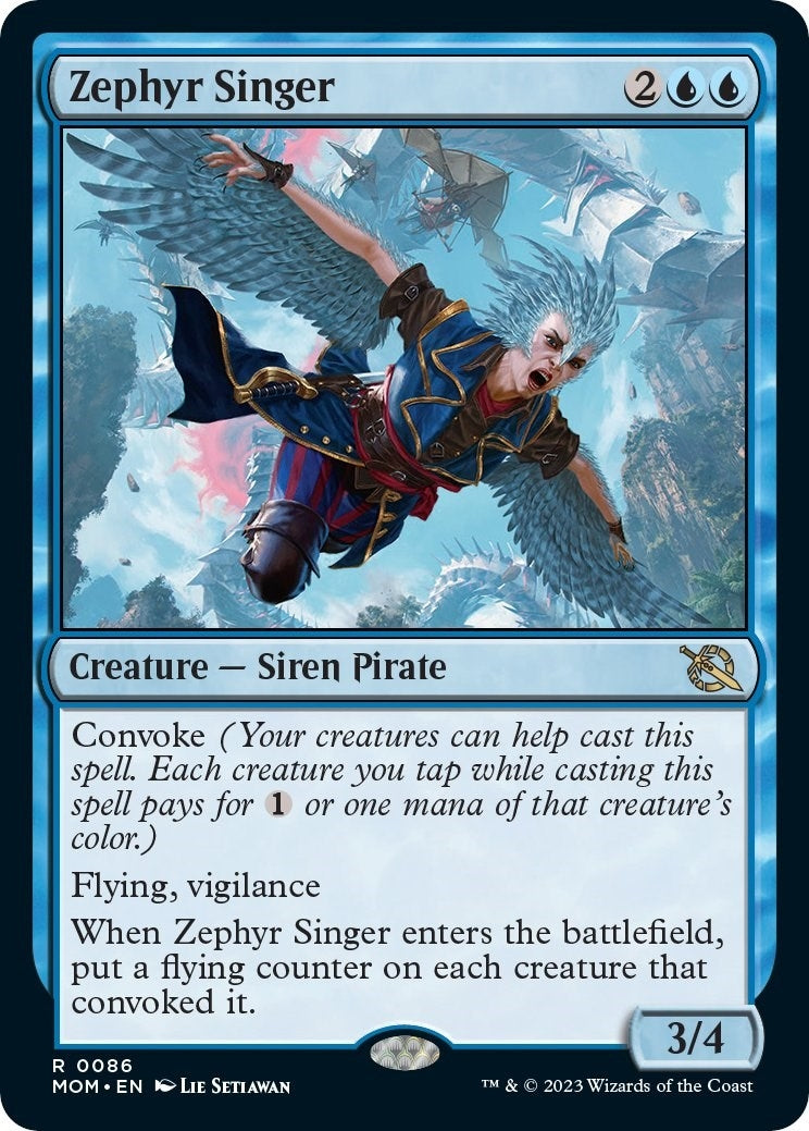 Image for Zephyr Singer (86) - Magic: The Gathering