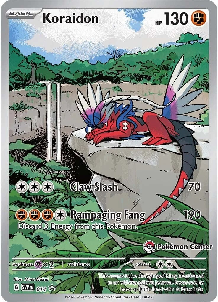 Image for Koraidon - 014 (Pokemon Center Exclusive) (014) (SVP) - Pokemon