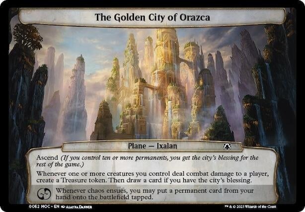Image for The Golden City of Orazca (52) - Magic: The Gathering