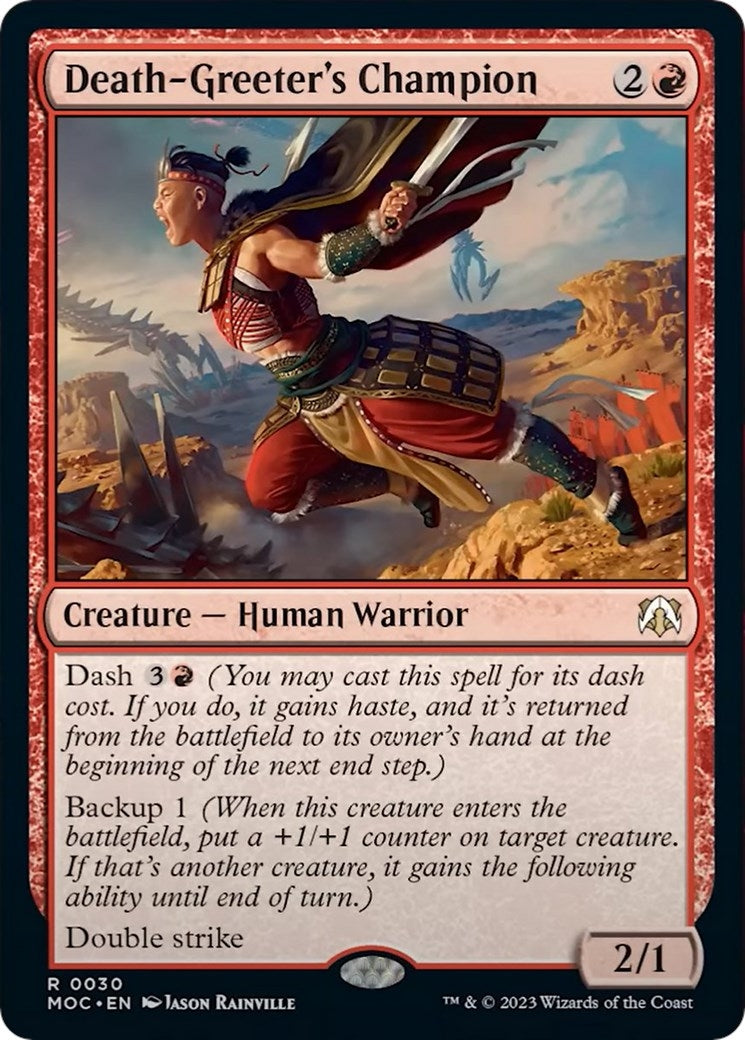 Image for Death-Greeter's Champion (30) - Magic: The Gathering