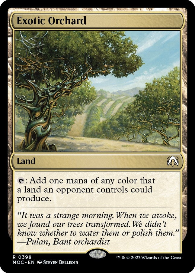 Image for Exotic Orchard (398) (MOC) - Magic: The Gathering