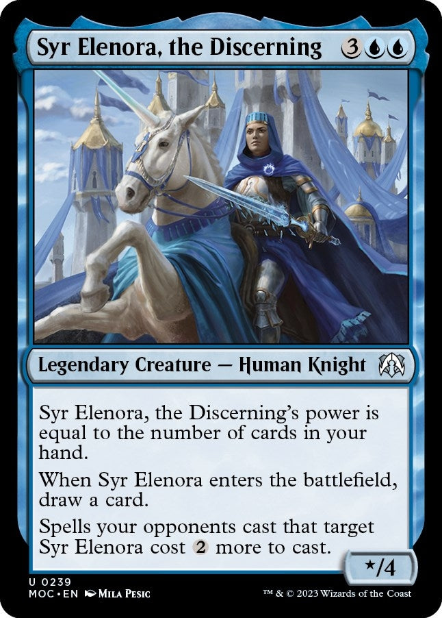 Image for Syr Elenora, the Discerning (239) (MOC) - Magic: The Gathering