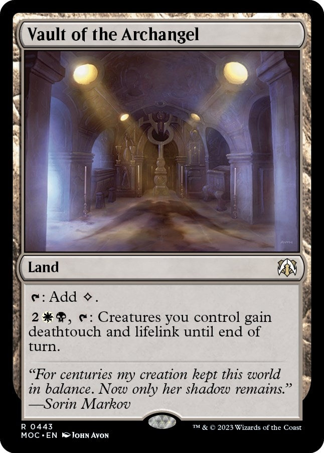 Image for Vault of the Archangel (443) - Magic: The Gathering