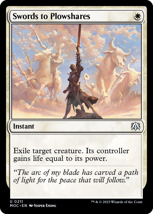 Image for Swords to Plowshares (211) - Magic: The Gathering