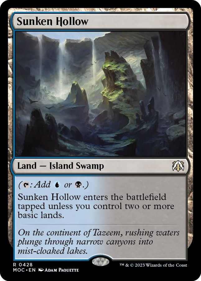 Image for Sunken Hollow (428) (MOC) - Magic: The Gathering