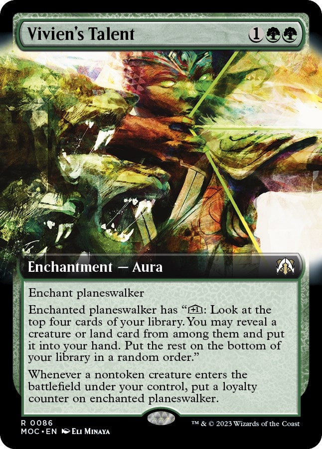 Image for Vivien's Talent (Extended Art) (86) - Magic: The Gathering