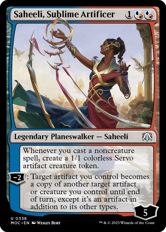 Image for Saheeli, Sublime Artificer (338) - Magic: The Gathering