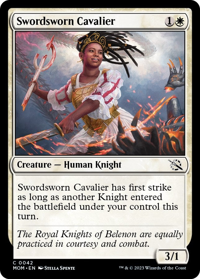Image for Swordsworn Cavalier (42) - Magic: The Gathering